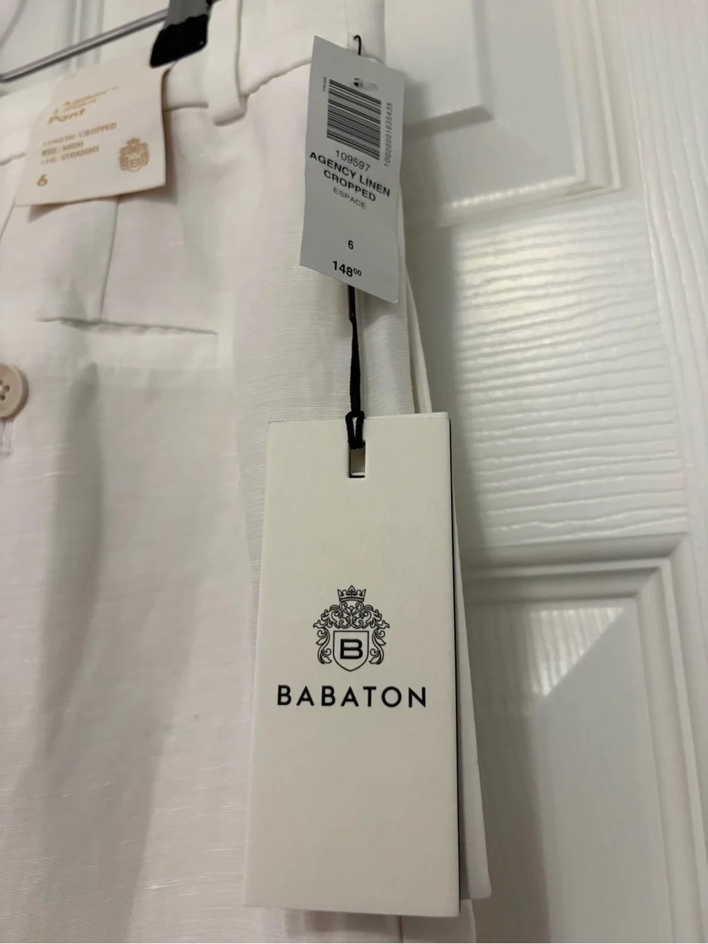 Aritzia Babaton Agency Linen pants cropped - Picture 5 of 10